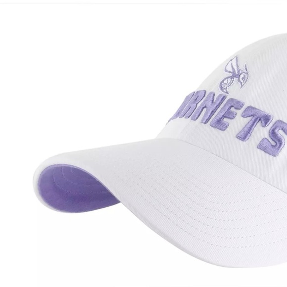 '47 Women's Charlotte Hornets Luminence Clean Up Adjustable Hat Embroidery - Picture 4 of 6